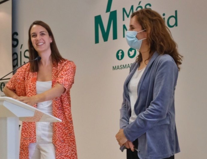 Archivo - Las líderes de Más Madrid ciudad y región, Rita Maestre y Mónica García, respectivamente.
