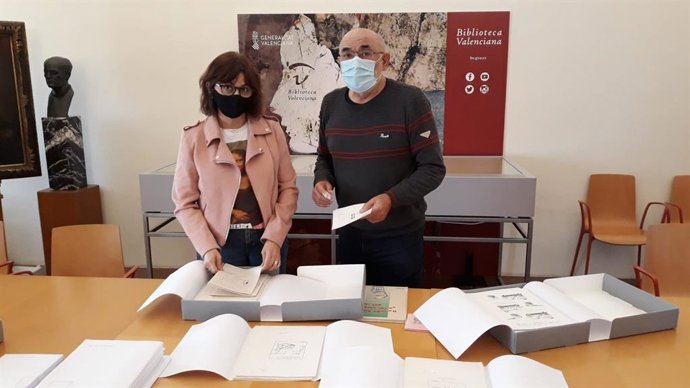 Donación de Ortifus a la Biblioteca Valenciana