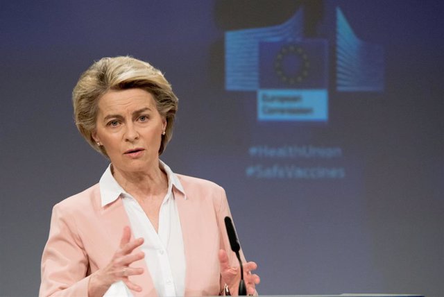 La presidenta de la Comisión Europea, Ursula von der Leyen. 