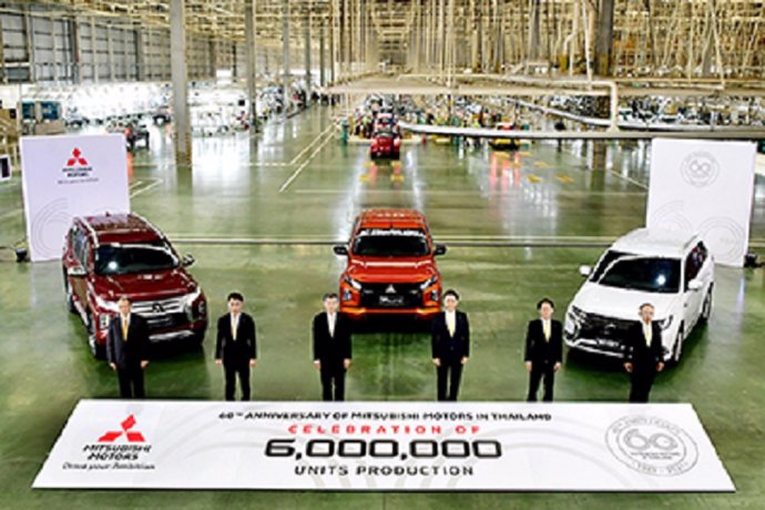 Producción del vehículo número seis millones en Tailandia.