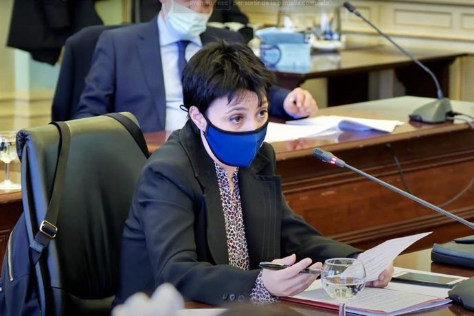 La portavoz adjunta del Grupo Socialista, Sílvia Cano.