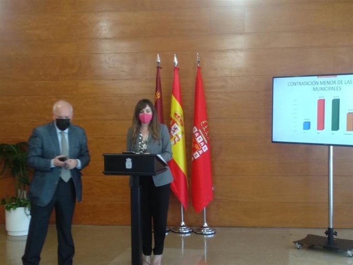 La portavoz del Grupo Municipal Popular en el Ayuntamiento de Murcia, Rebeca Pérez