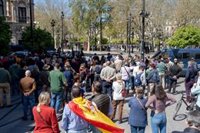 Abascal acusa al Gobierno de "impedir" la libre circulación con el dispositivo policial por su acto en Sevilla