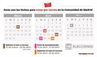 Voto por correo elecciones Madrid 2021: plazos, pasos para solicitarlo y preguntas frecuentes