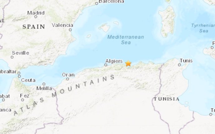 Terremoto en Argelia