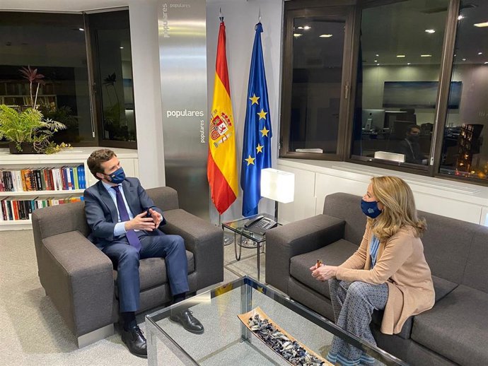 Pablo Casado y Teresa Mallada