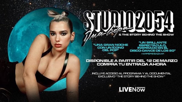 Dua Lipa revive su concierto en streaming, 'Studio 2054', acompañado de un documental inédito