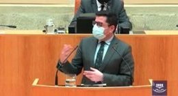 El diputado del PP, Alfonso Domínguez, ha interpelado al consejero de Desarrollo Autonómico, Jose Ángel Lacalzada