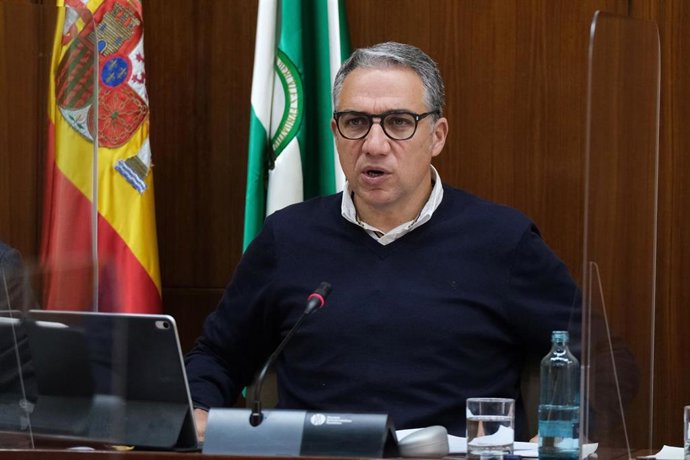 Elas Bendodo, este jueves en el Parlamento