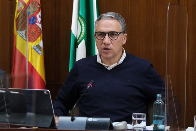 Elas Bendodo, este jueves en el Parlamento