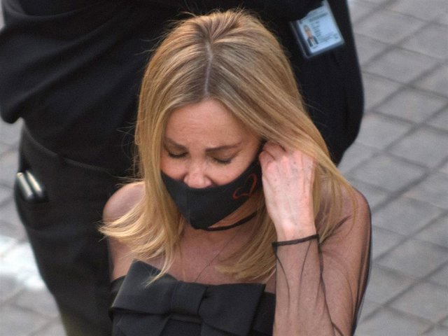 Archivo - Ana Obregón, en el funeral en memoria de Aless