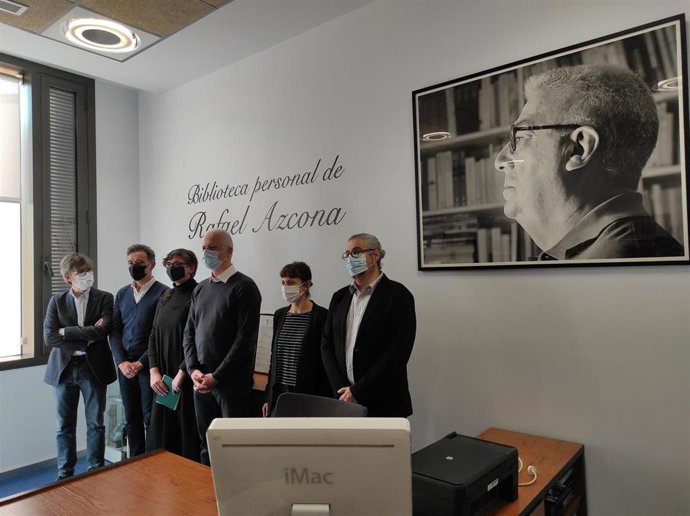 Inauguración de la sala Rafael Azcona que alberga su colección particular de libros