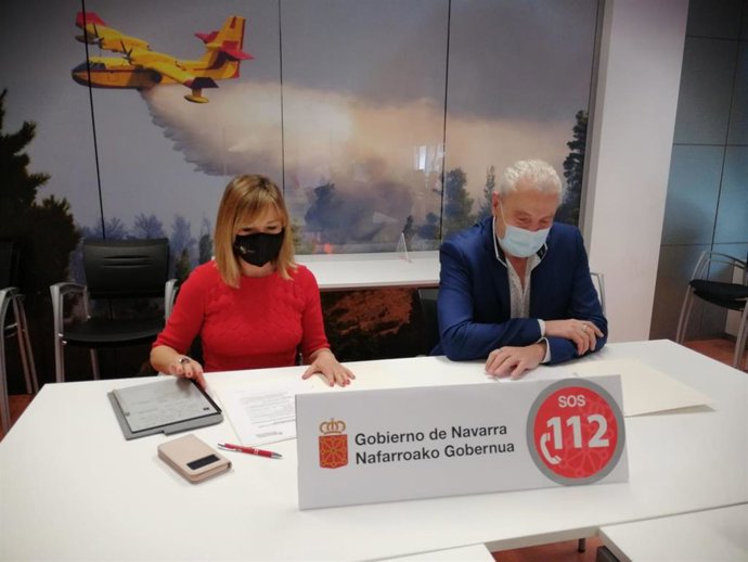 Amparo López y Carlos Artundo.