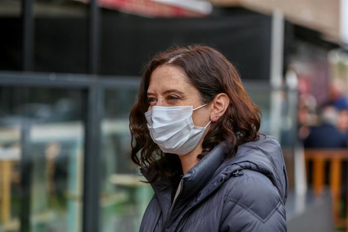 La presidenta de la Comunidad de Madrid, Isabel Díaz Ayuso