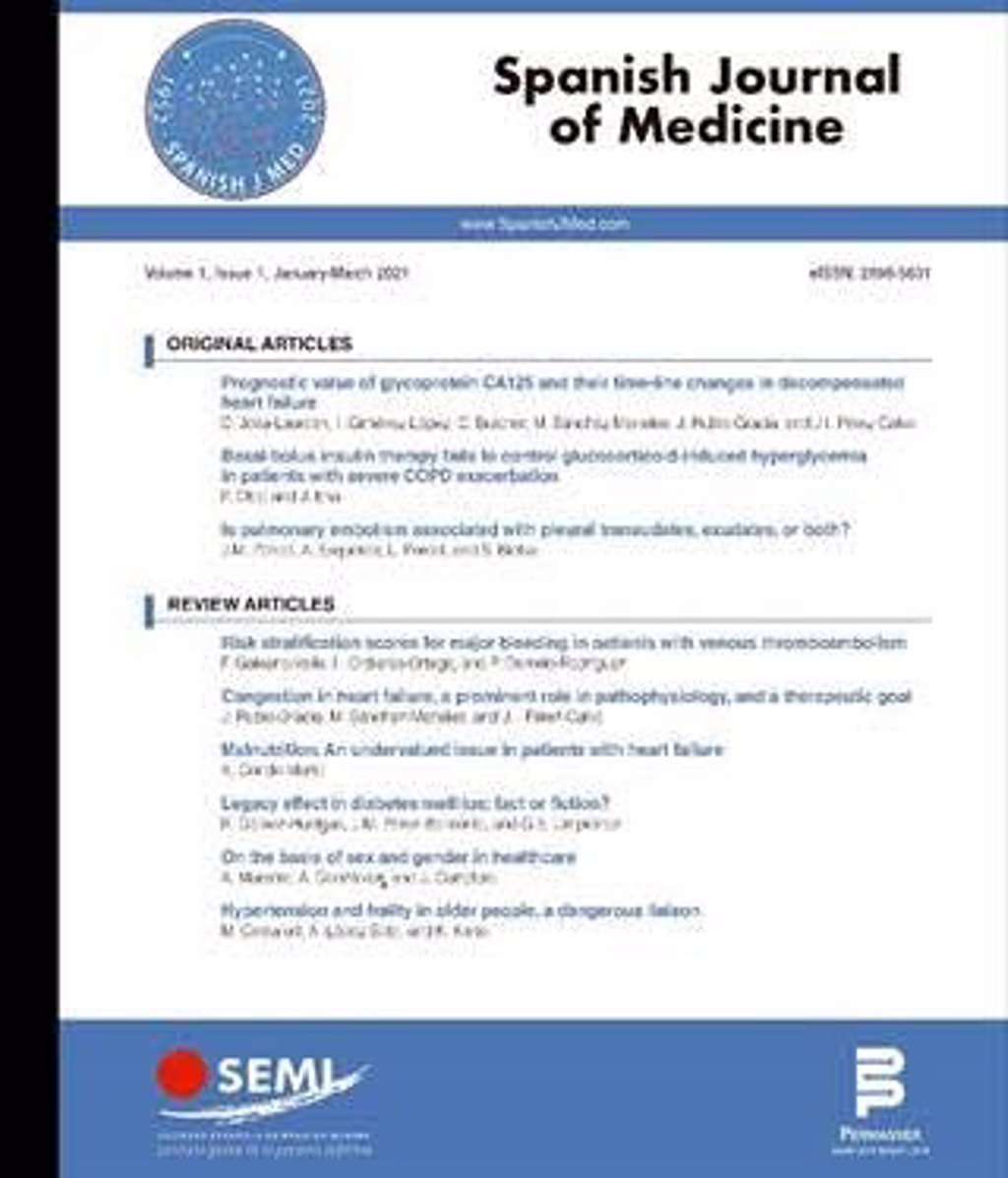 The SEMI launches the first issue of its new scientific journal ‘Spanish Journal of Medicine’