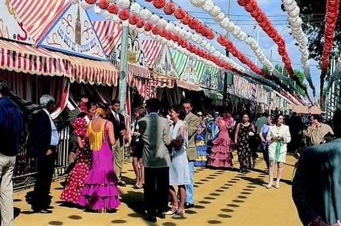 Archivo - Casetas de la Feria de Abril de Sevilla