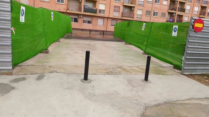 Uno de los nuevos pasos peatonales en superficie abierto