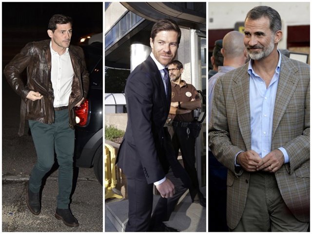 Xabi Alonso, Iker Casillas y el Rey Felipe VI, los papás más elegantes de nuestro país