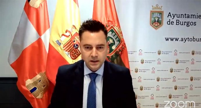 Pleno online del Ayuntamiento de Burgos.