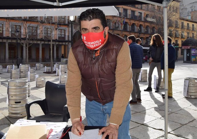 Archivo - Tomás Palencia, presidente de la Asociación de Hostelería de Toledo.