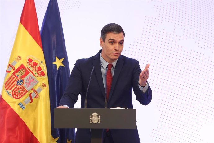 El presidente del Gobierno, Pedro Sánchez