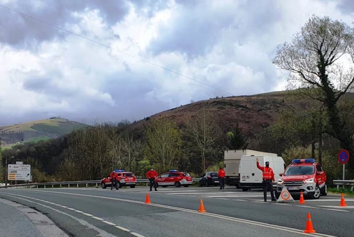 Control de la Policía Foral.