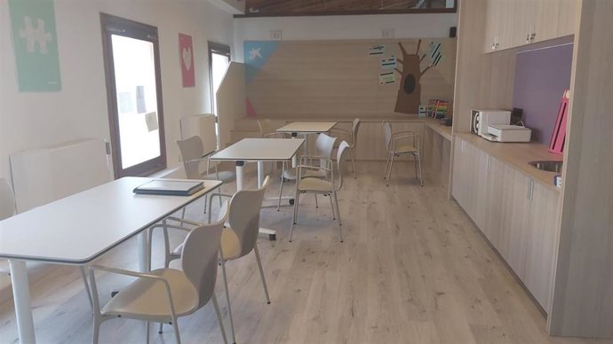 Ciberaula de Can Ribas, en La Soledat, tras las obras de mejora