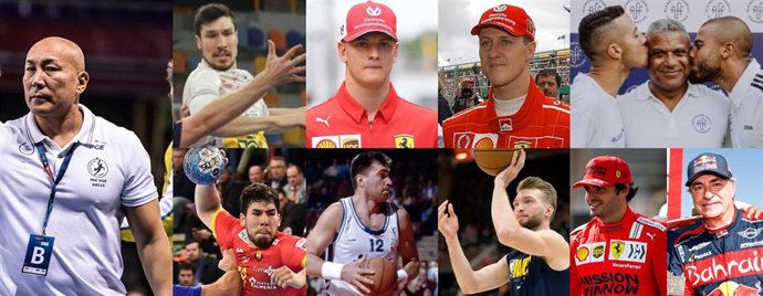 Padres e hijos en el deporte: los Dujshebaev, los Schumacher, los Alcántara, los Sabonis y los Sainz