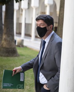 El vicepresidente de la Junta de Andalucía, Juan Marín, en una imagen de archivo 