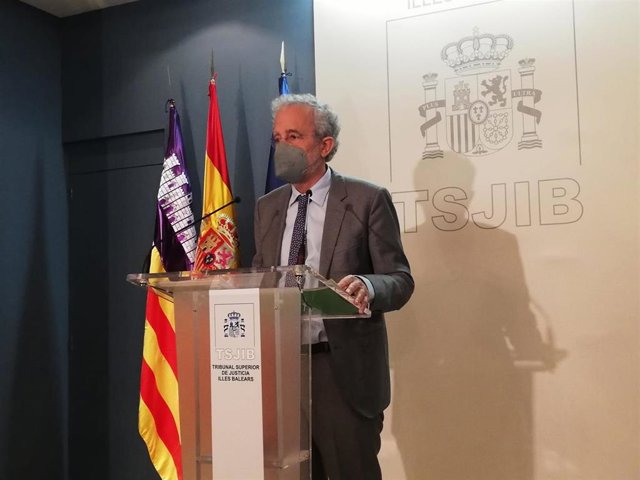 El presidente del TSJIB, Carlos Gómez.