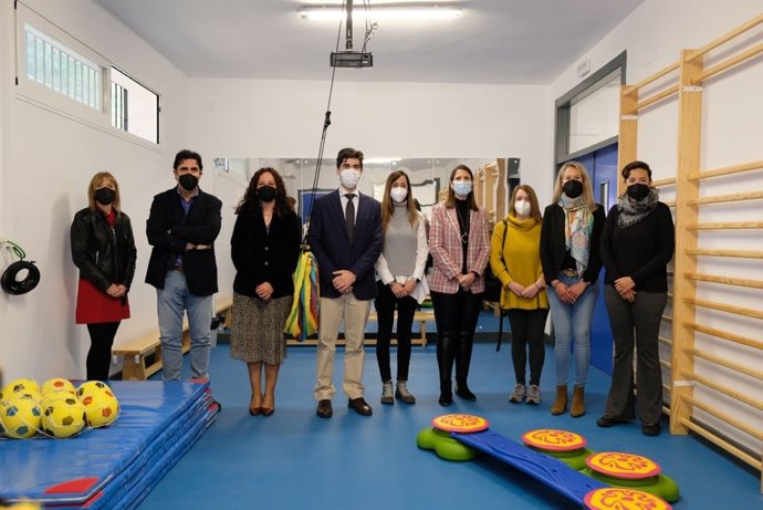 Aula de psicomotricidad en un colegio de Coín