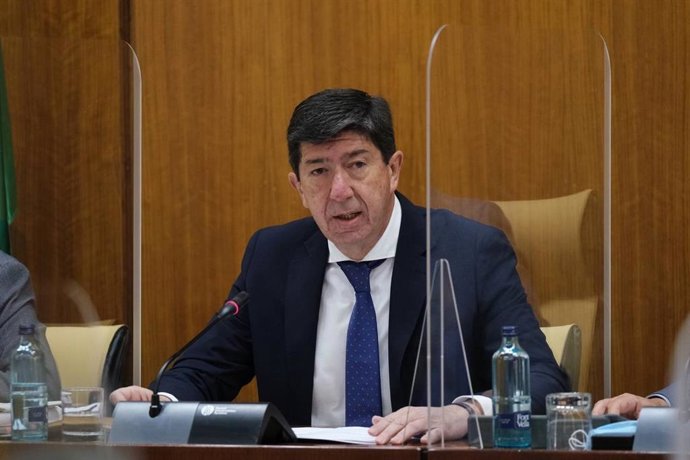 El vicepresidente de la Junta y consejero, Juan Marín, en imagen de archivo