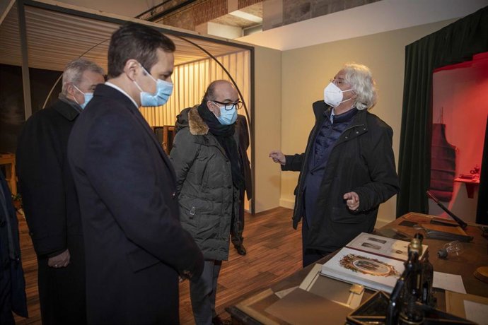 Visita del consejero de Cultura de la Junta de Castilla y Léon a la Catedral de Burgos.