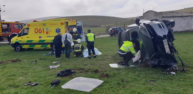 Accidente en Mataporquera, con dos heridos