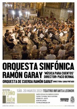 Cartel del concierto de la Orquesta Ramón Garay.