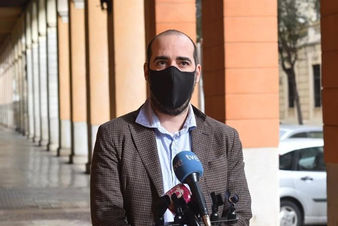 El secretario de organización de Podemos Baleares, Alejandro López.