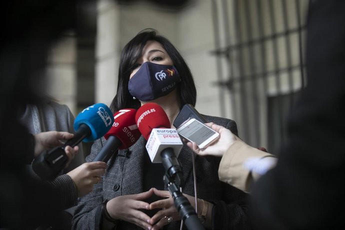 Archivo - La presidenta del PP de Sevilla, Virginia Pérez 