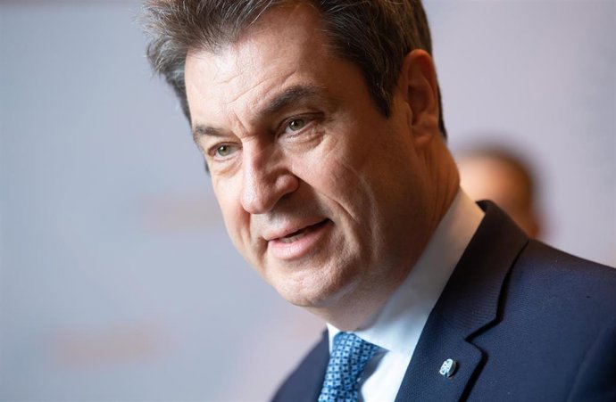 El líder de la CSU alemana , Markus Soeder 