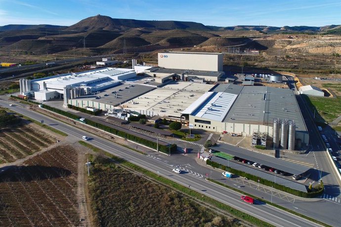 Planta de BD en Fraga (Huesca).