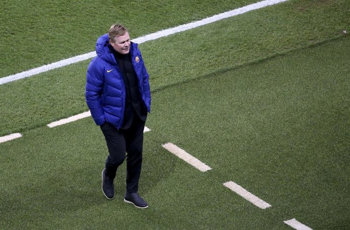 El entrenador del FC Barcelona, Ronald Koeman