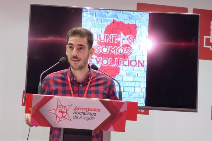 Daniel Martín Bernad, nuevo secretario general de Juventudes Socialistas de Aragón.