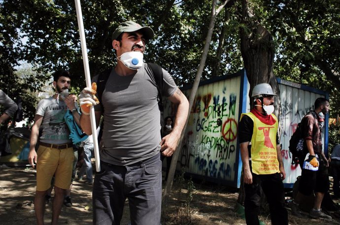 Archivo - Protestas en el parque Gezi de Estambul