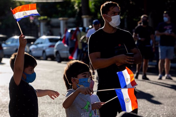 Manifestación en Paraguay