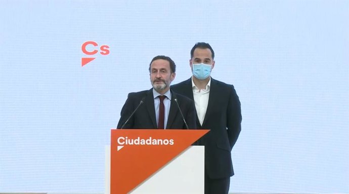 Edmundo Bal, junto al exvicepresidente de la Comunidad de Madrid, Ignacio Aguado