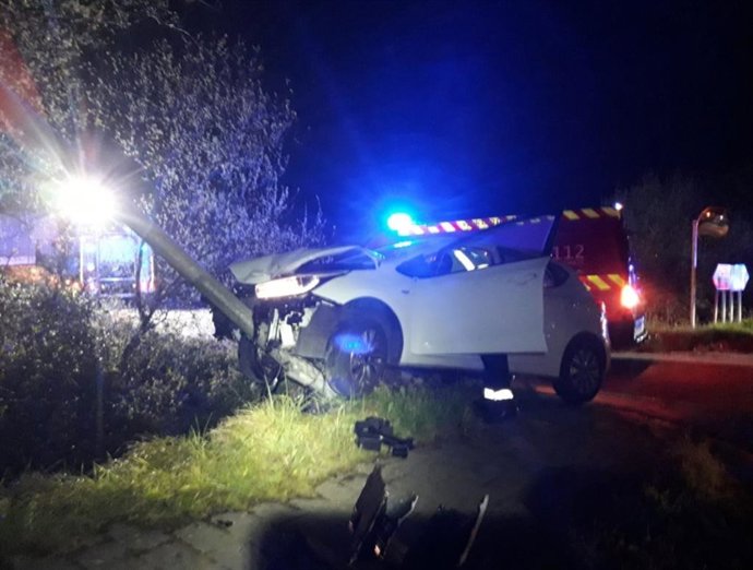 Archivo - Accidente en Pámanes