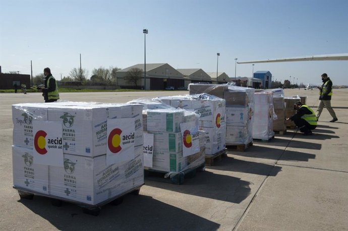 Ayuda humanitaria de AECID enviada a Bata, en Guinea Ecuatorial, tras las explosiones