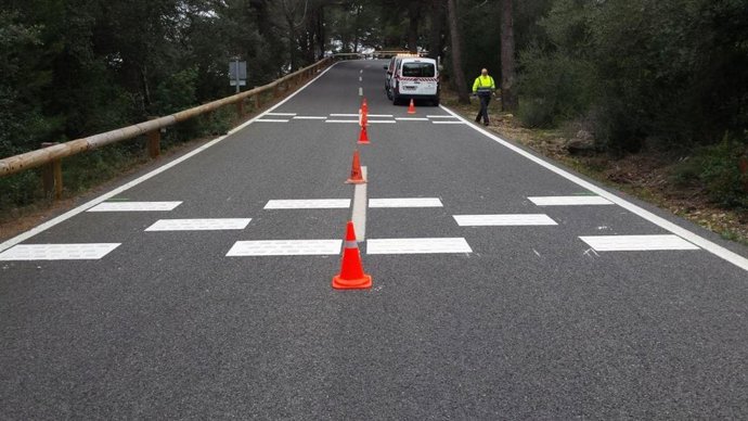 Archivo - Carretera del mirador de Ses Barques. Archivo.