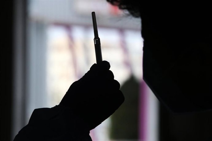 Jeringuillas para la vacunación en una imagn de archivo 