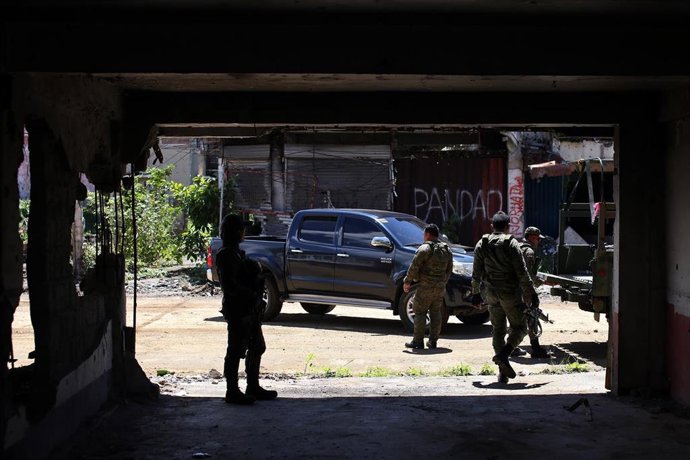 Archivo - Fuerzas de seguridad filipinas