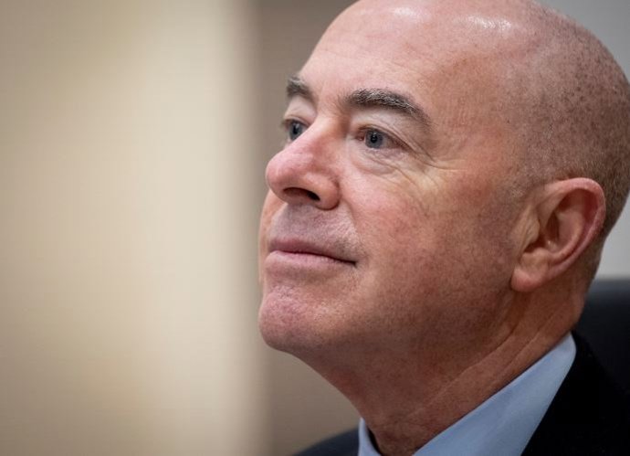 El secretario de Seguridad Interior de EEUU, Alejando Mayorkas